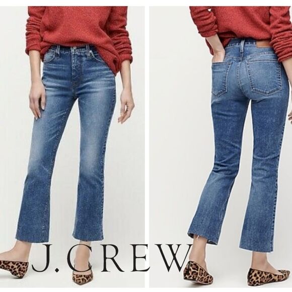 NWOT Jcrew new Billie demi boot from jeans size 27 - Picture 1 of 12